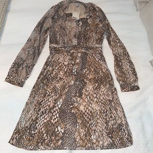 H&M snakeskins dress